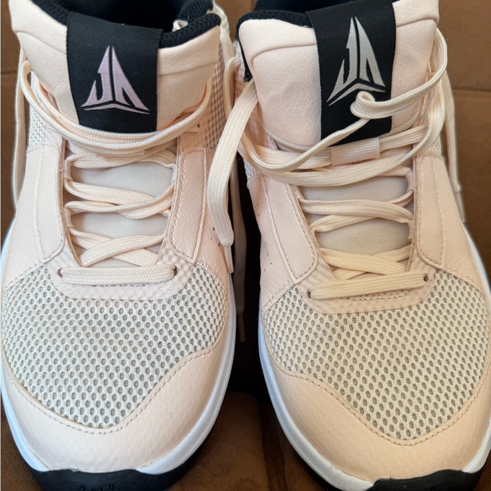 Pink and White Athletic Sneakers